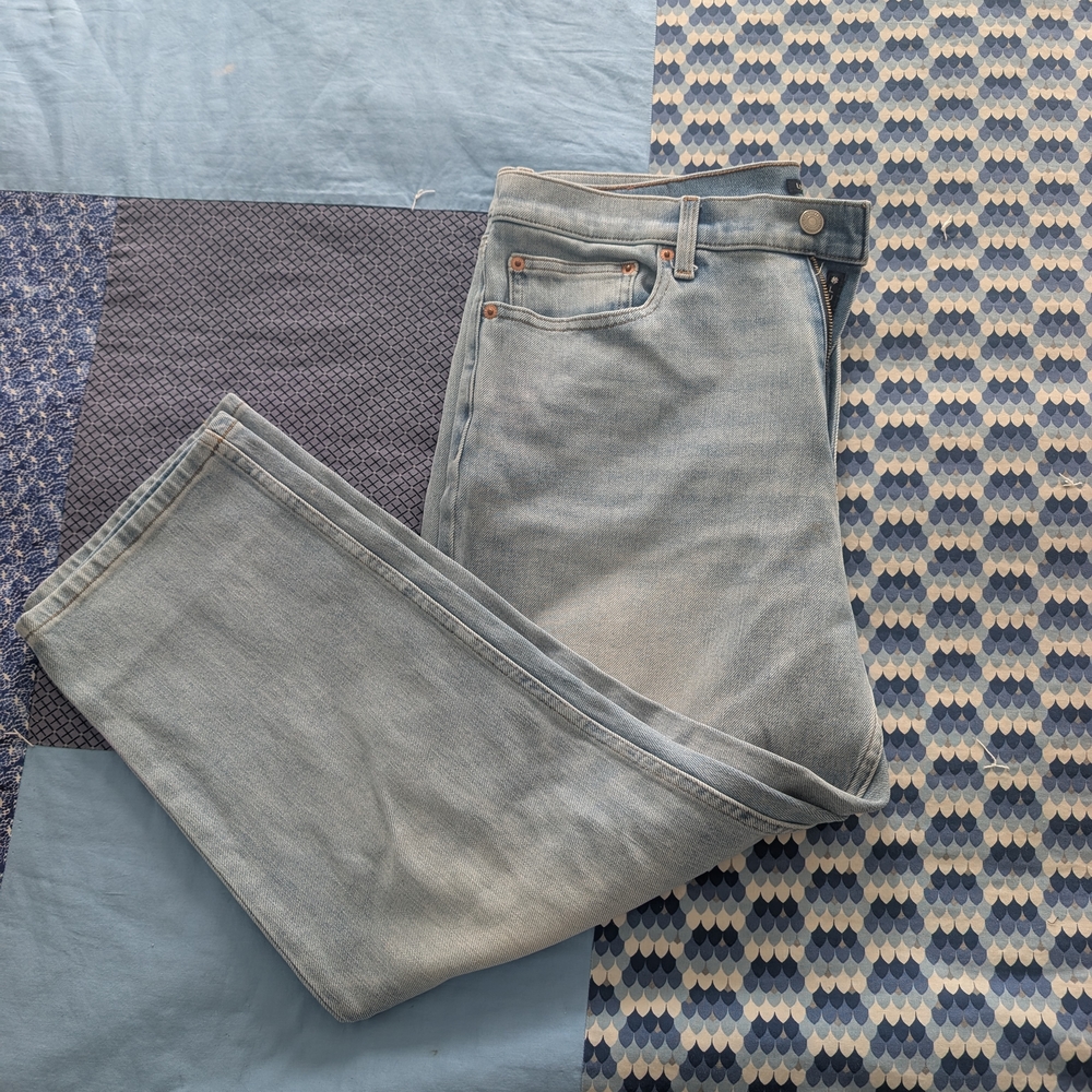 Lucky Brand Relaxed Cropped Taper Jeans